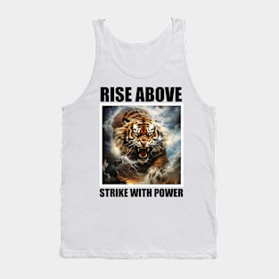 Rise Above Strike with Power Motivation Fitness Tank Top